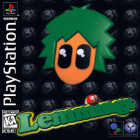 3D Lemmings PAL Playstation PAL box art